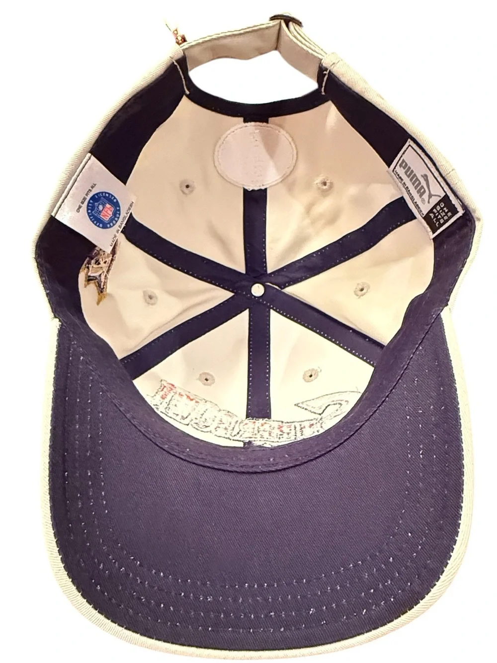 Vintage 2001 Super Bowl XXXV Baltimore Ravens Puma Strapback Hat